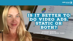 Is it better to do video ads or static or both - Stephanie Bernard